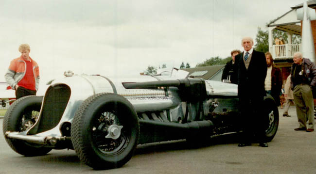 Bob Pike at Brooklands